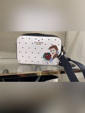 New! SOLDOUT RARE Disney X Kate Spade Beauty And The Beast Mini Camera Bag